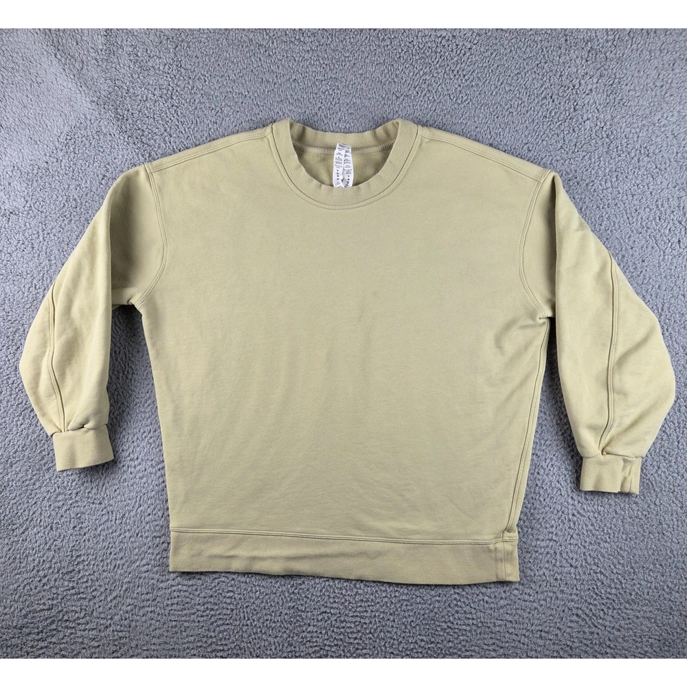LULULEMON Perfectly Oversized Crew Sweatshirt Womens Size 6‎ Yellow